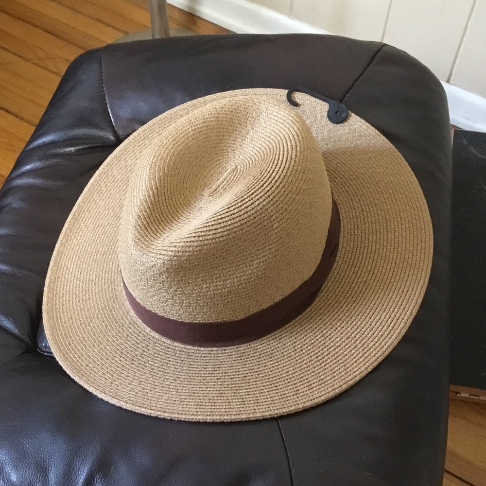 Banana Republic Factory Tan and Brown Hat